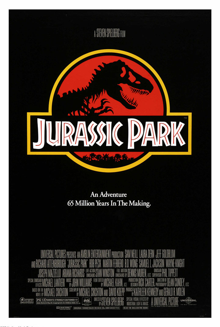 Poster for Jurassic Park